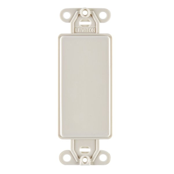 Leviton Light Almond 1 gang Nylon Decora Switch Cover 80414-00T